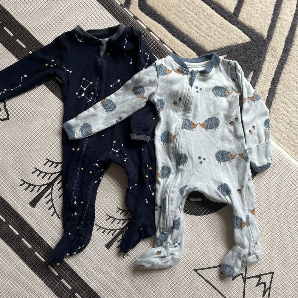 Set of Zippyjamz footies 3m